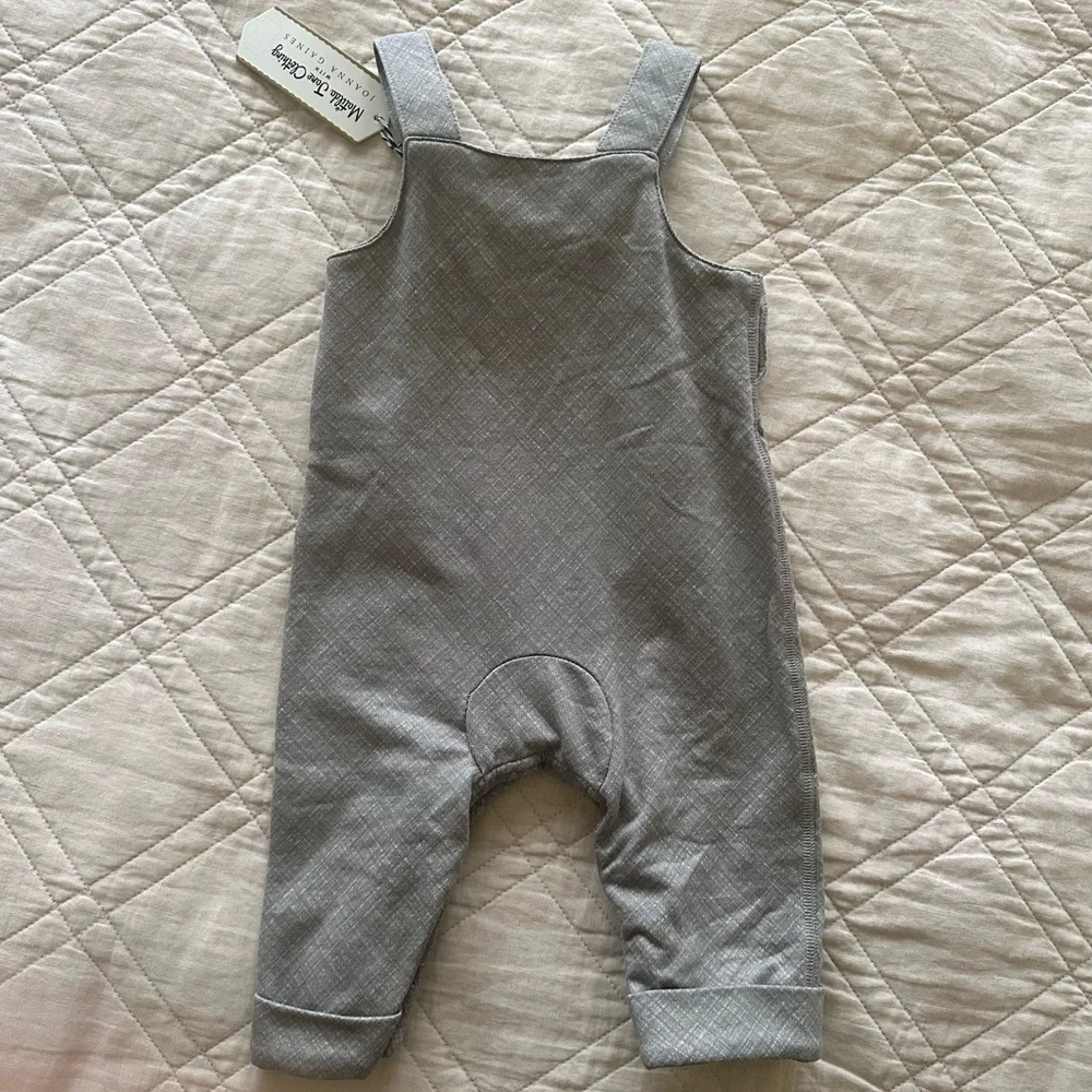 matilda jane gray overalls NWT